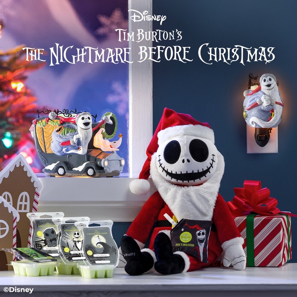 Scentsy Limited Edition Santa Jack Skeleton Buddy